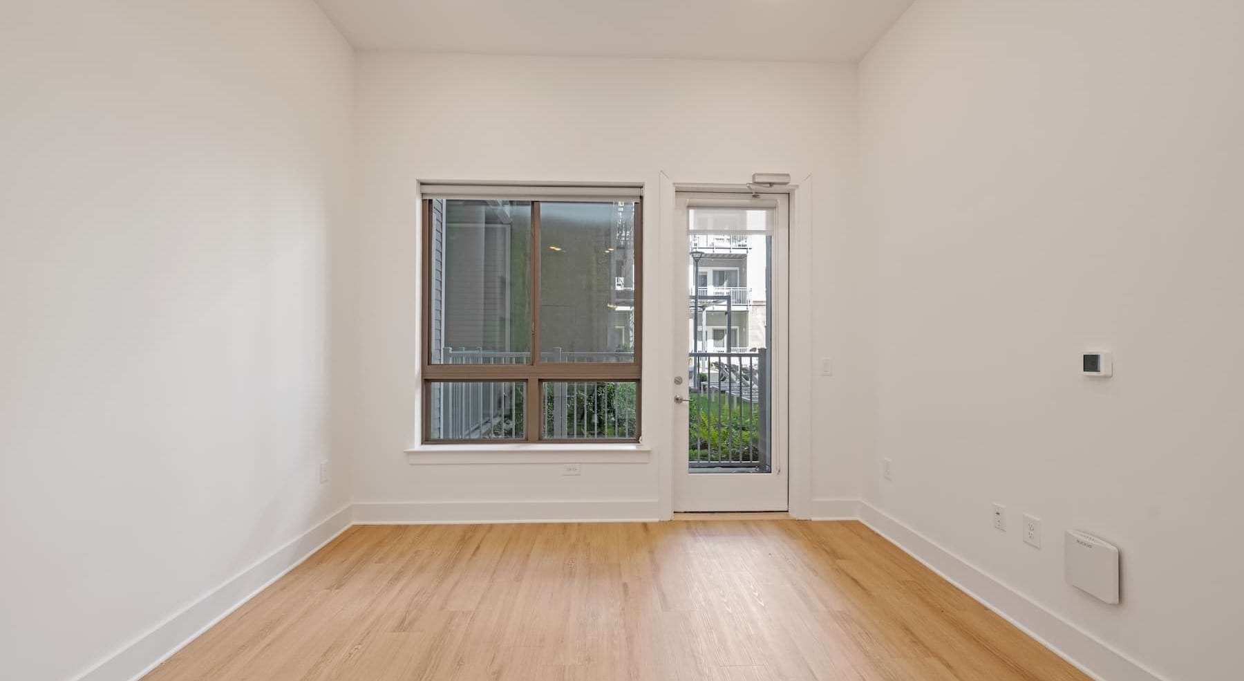 spacious rooms with natural lighting