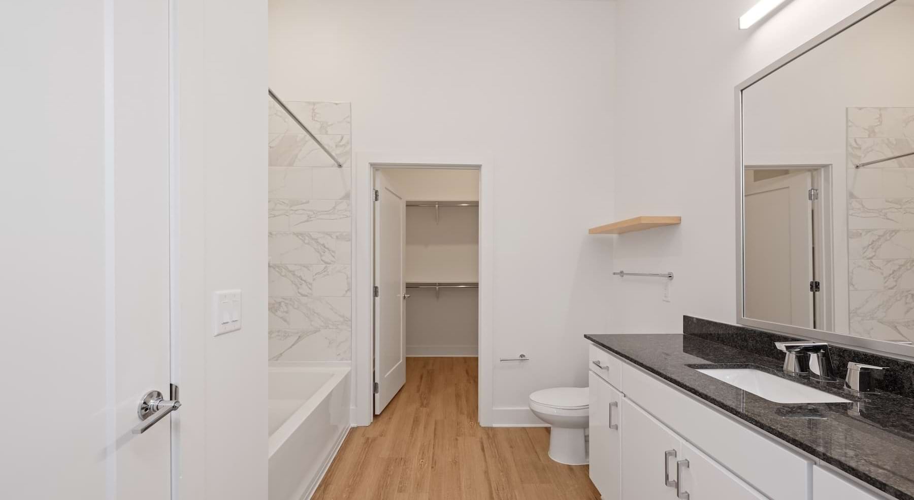 spacious rooms with natural lighting